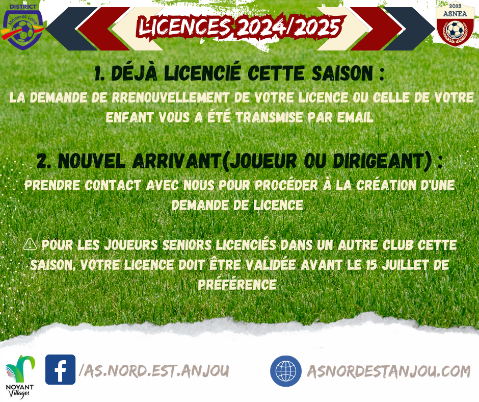 Licence 2024/2025