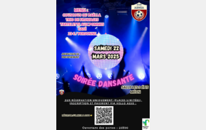 SOIRÉE DANSANTE DU CLUB - 22 MARS 2025