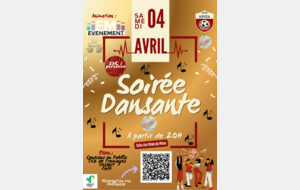 SOIRÉE DANSANTE - 04 AVRIL 2026