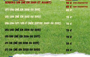 Licences Saison 2026/2027