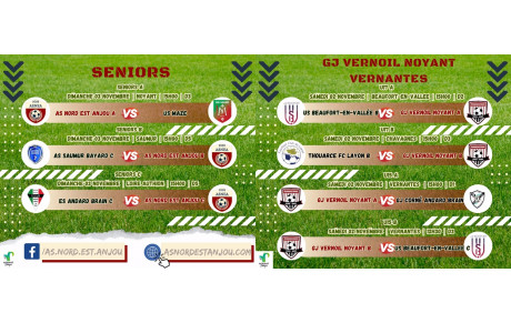 PROGRAMME DU 02/11 &amp; 03/11/2024